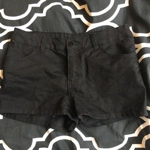 Black shorts